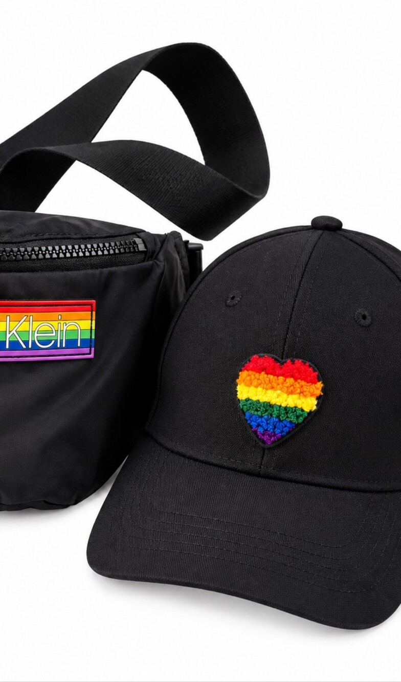 Calvin Klein Pride Belt Bag & Unbranded Hat